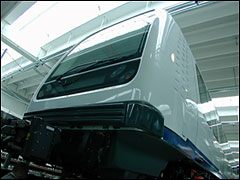 Metrovogn på kontrol- og vedligeholdelsescenter
Vestamager. Foto: Helge Bay