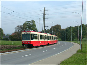 Letbanetog på Forchbahn, Zürich, Schweiz
Foto: Helge Bay d. 09.10.02