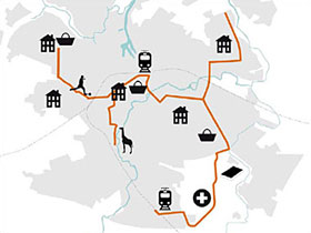 Det store Letbane-H
Illustration: Juul | Frost Arkitekter