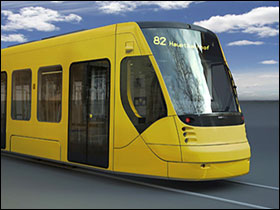 Nyeste letbanevogn Avenio fra Siemens