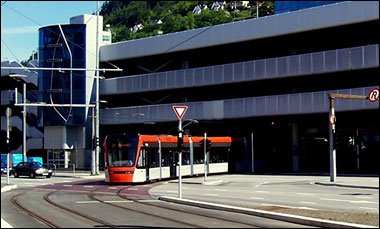 Bybanen ved Park & Ride d. 23.06.10