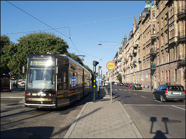 City Sp�rv�g p� Strandv�gen