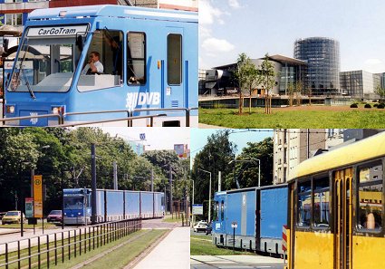 Cargo-Tram i Dresden